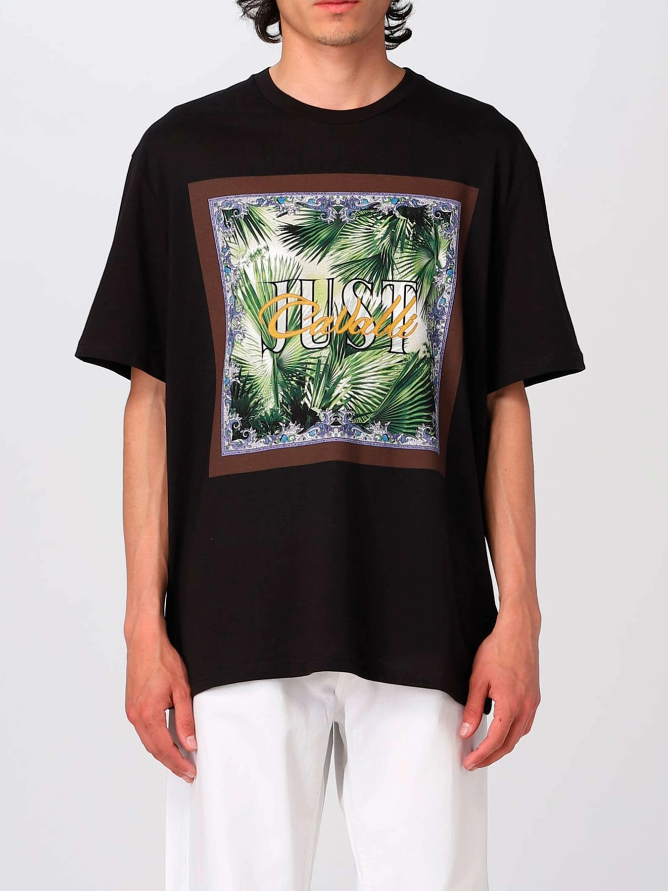 Футболки и поло Just Cavalli модель 74OBHF10-CJ200-899 Футболки и поло Just Cavalli модель 74OBHF10-CJ200-899 Фото