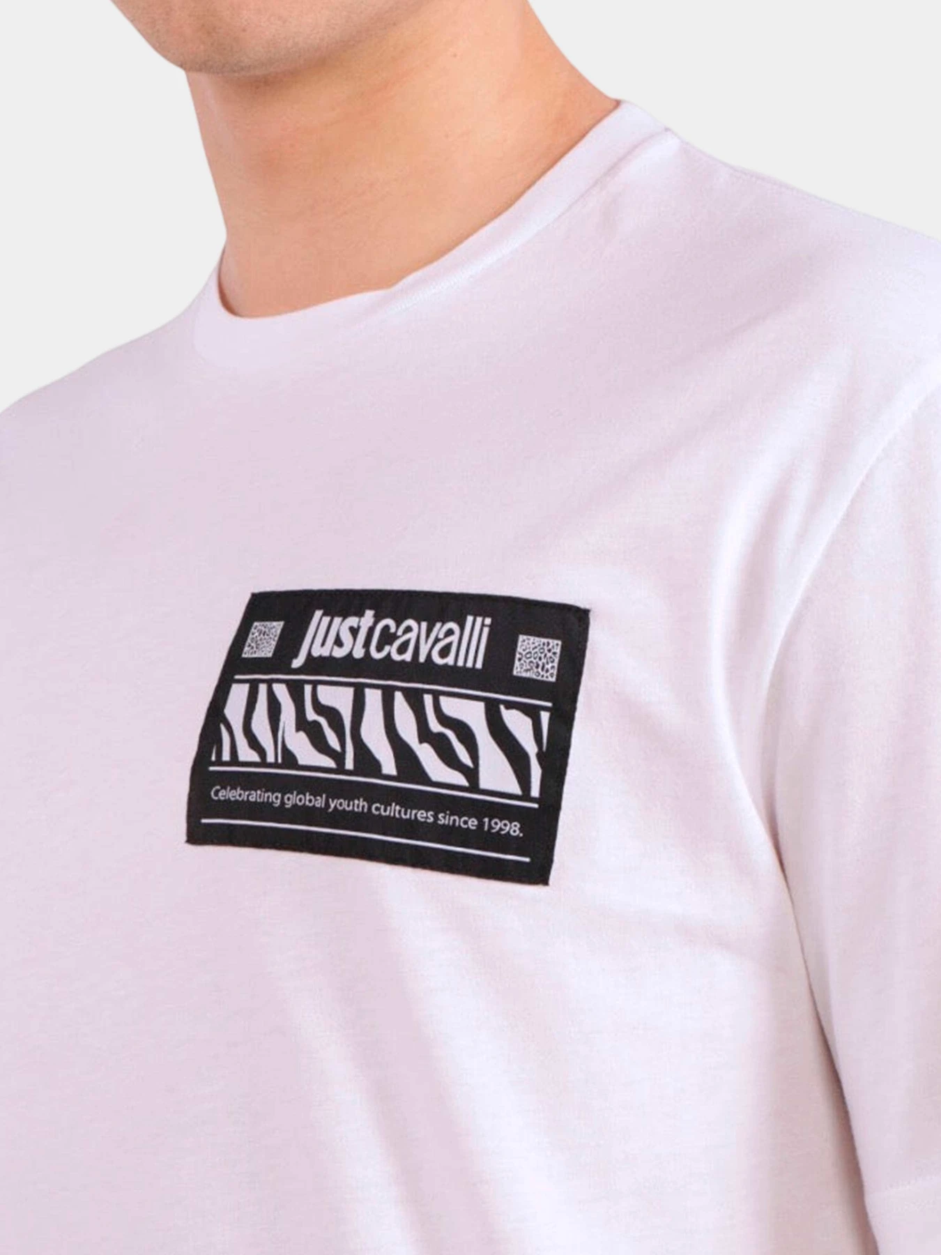 Футболки и поло Just Cavalli модель 74OBHI03-CJ400-003 Футболки и поло Just Cavalli модель 74OBHI03-CJ400-003 Фото
