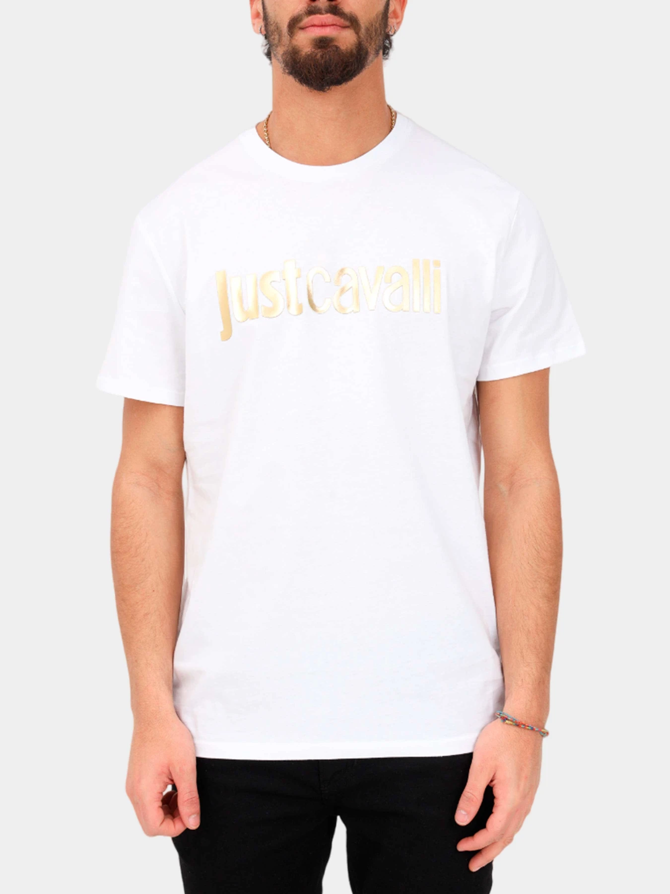 Футболки и поло Just Cavalli модель 74OBHF00-CJ200-G03 Футболки и поло Just Cavalli модель 74OBHF00-CJ200-G03 Фото