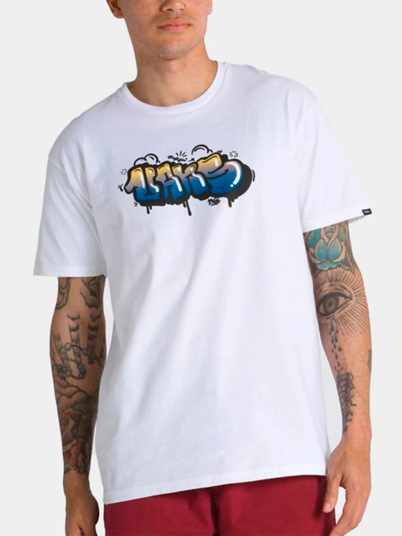 Футболки и поло Vans модель VN0008S6WHT1 Футболки и поло Vans модель VN0008S6WHT1 Фото