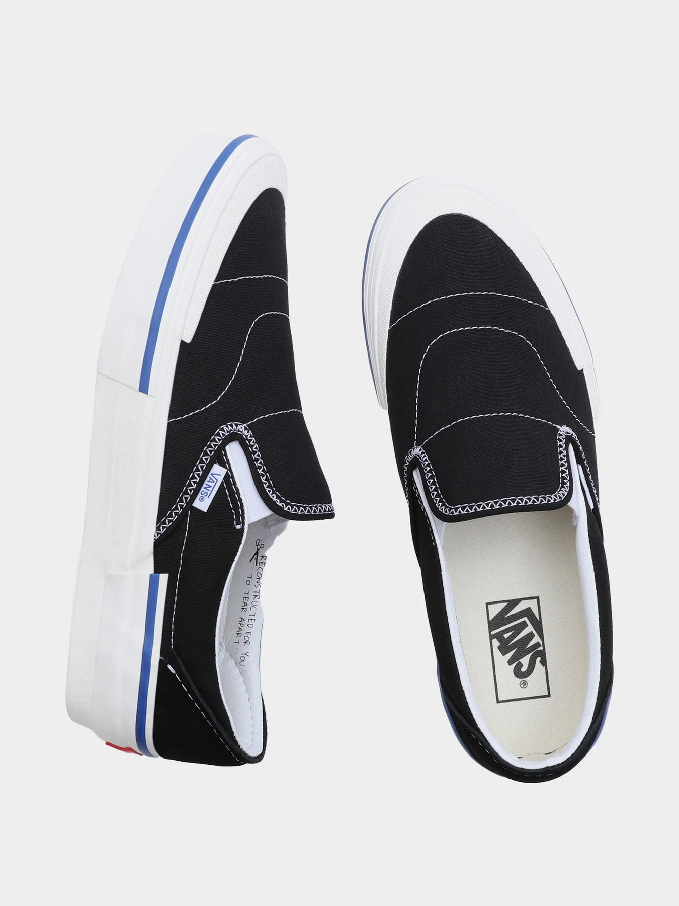 Слипоны и мокасины Vans модель VN000BW4BLK1 Слипоны и мокасины Vans модель VN000BW4BLK1 Фото