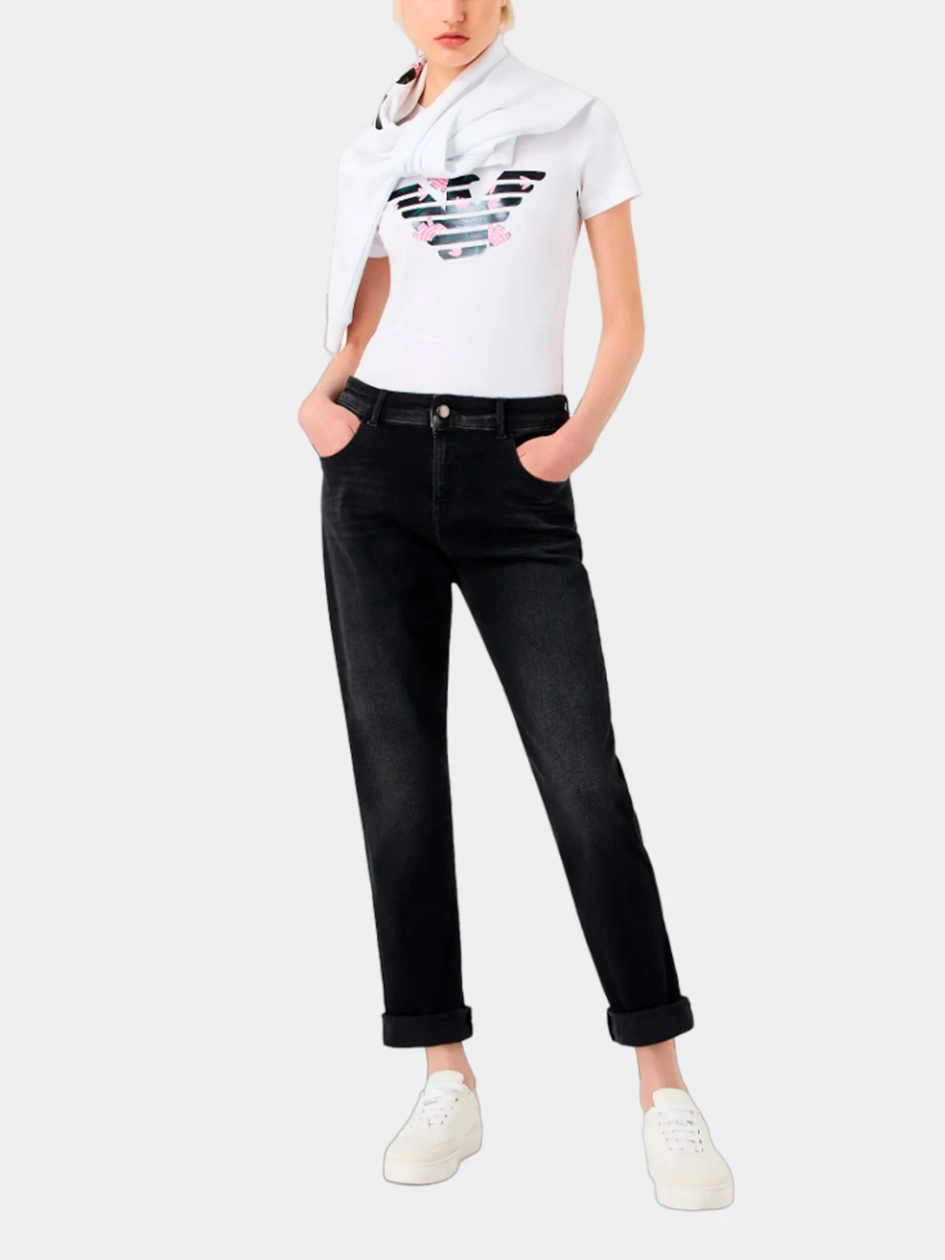 Футболки и поло Emporio Armani модель 6R2T7N-2J07Z-0100 Футболки и поло Emporio Armani модель 6R2T7N-2J07Z-0100 Фото