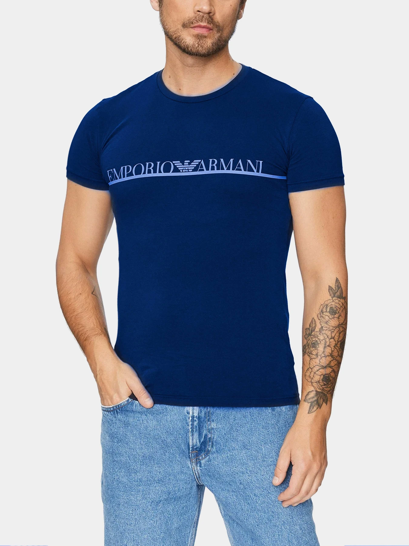 Футболки и поло Emporio Armani модель 111035-3F729-02734 Футболки и поло Emporio Armani модель 111035-3F729-02734 Фото
