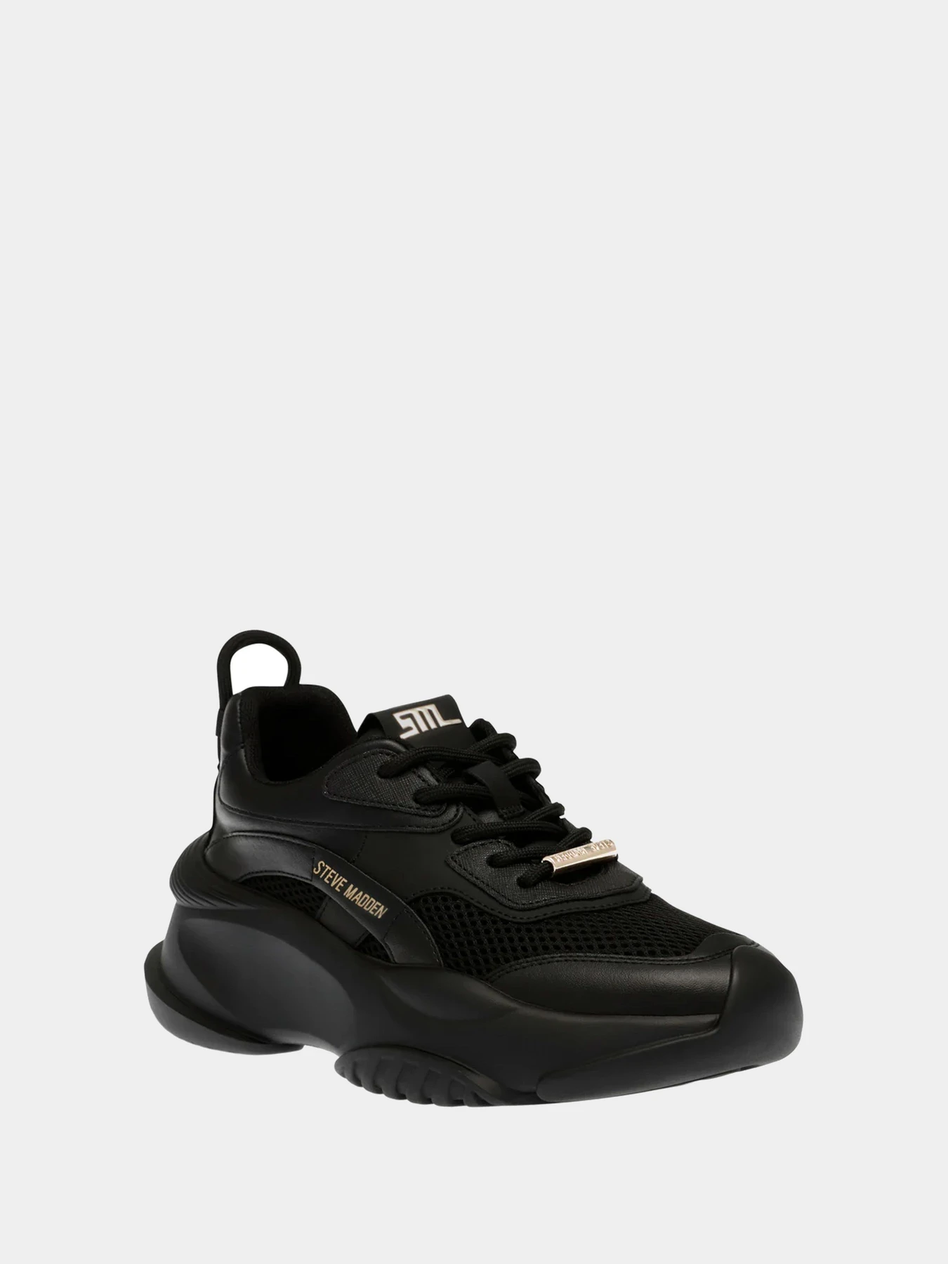 Кроссовки Steve Madden модель SM11002623 BLACK/GOLD Кроссовки Steve Madden модель SM11002623 BLACK/GOLD Фото