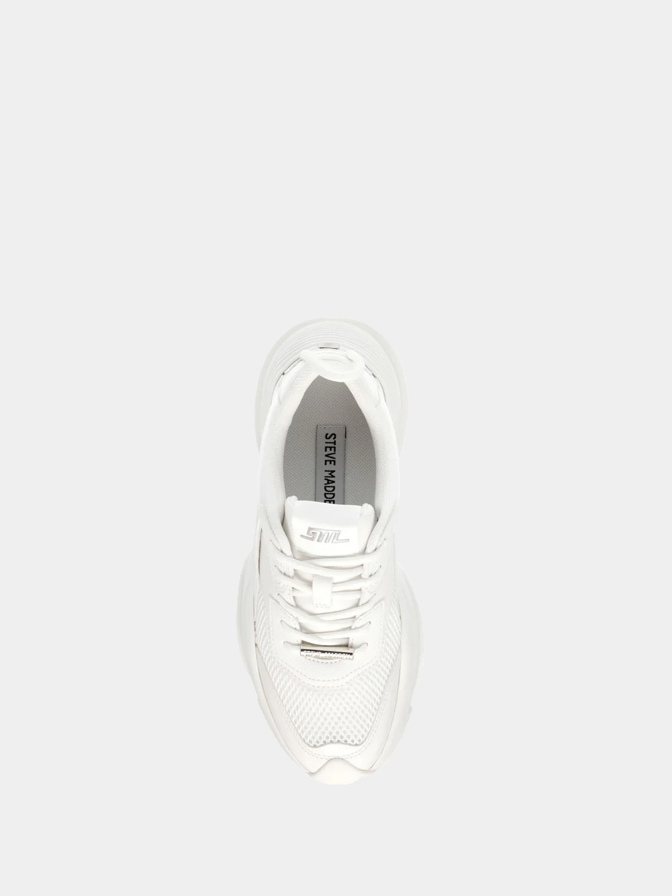 Кроссовки Steve Madden модель SM11002623 WHITE/WHITE Кроссовки Steve Madden модель SM11002623 WHITE/WHITE Фото