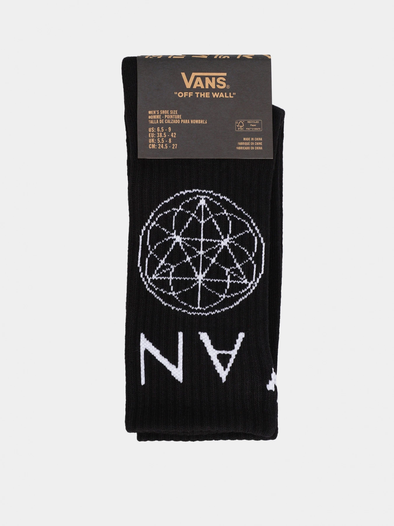 Носки и гольфы Vans модель VN00062CBLK1 Фото