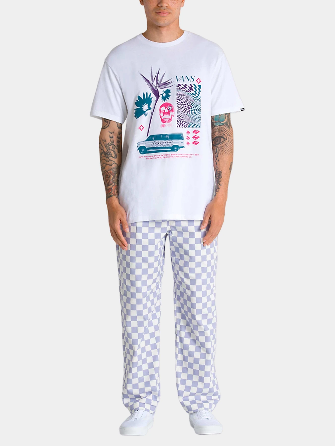 Футболки и поло Vans модель VN0008T8WHT1 Футболки и поло Vans модель VN0008T8WHT1 Фото
