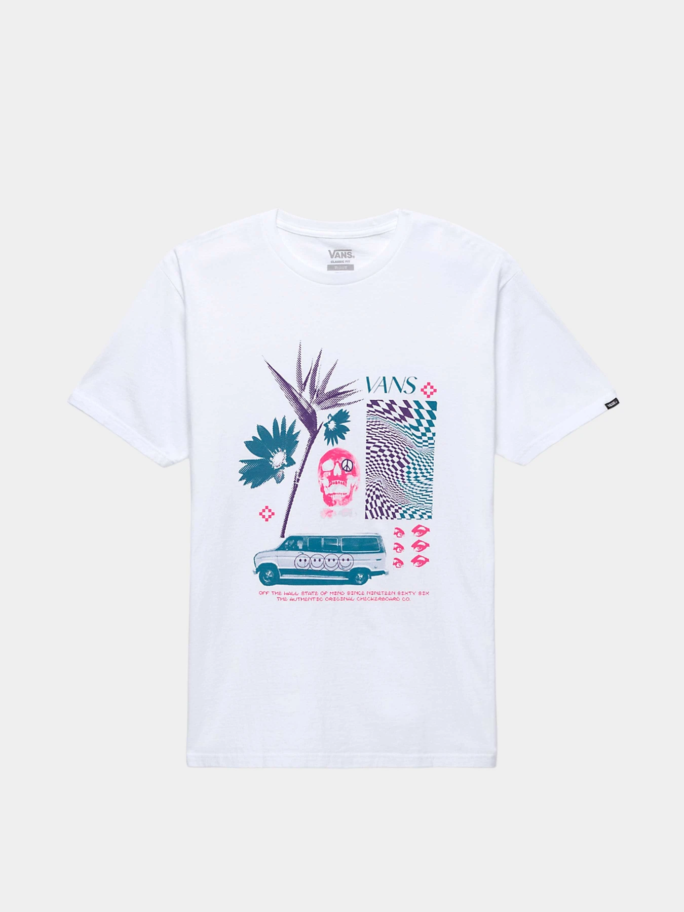 Футболки и поло Vans модель VN0008T8WHT1 Футболки и поло Vans модель VN0008T8WHT1 Фото