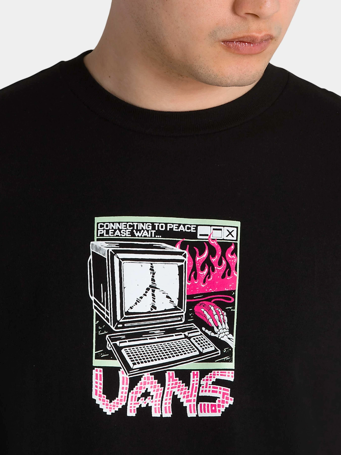 Футболки и поло Vans модель VN0008T9BLK1 Футболки и поло Vans модель VN0008T9BLK1 Фото