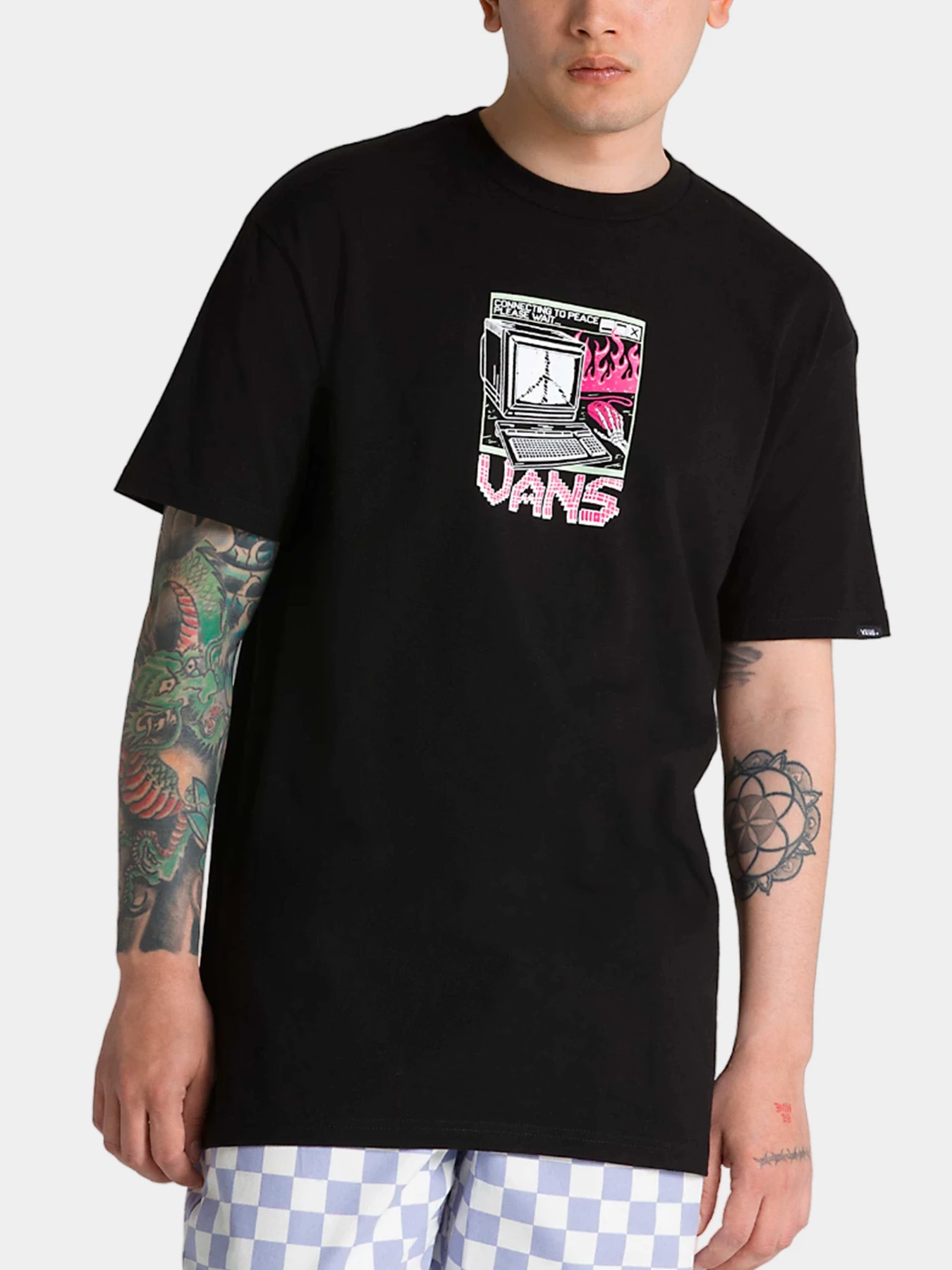 Футболки и поло Vans модель VN0008T9BLK1 Футболки и поло Vans модель VN0008T9BLK1 Фото
