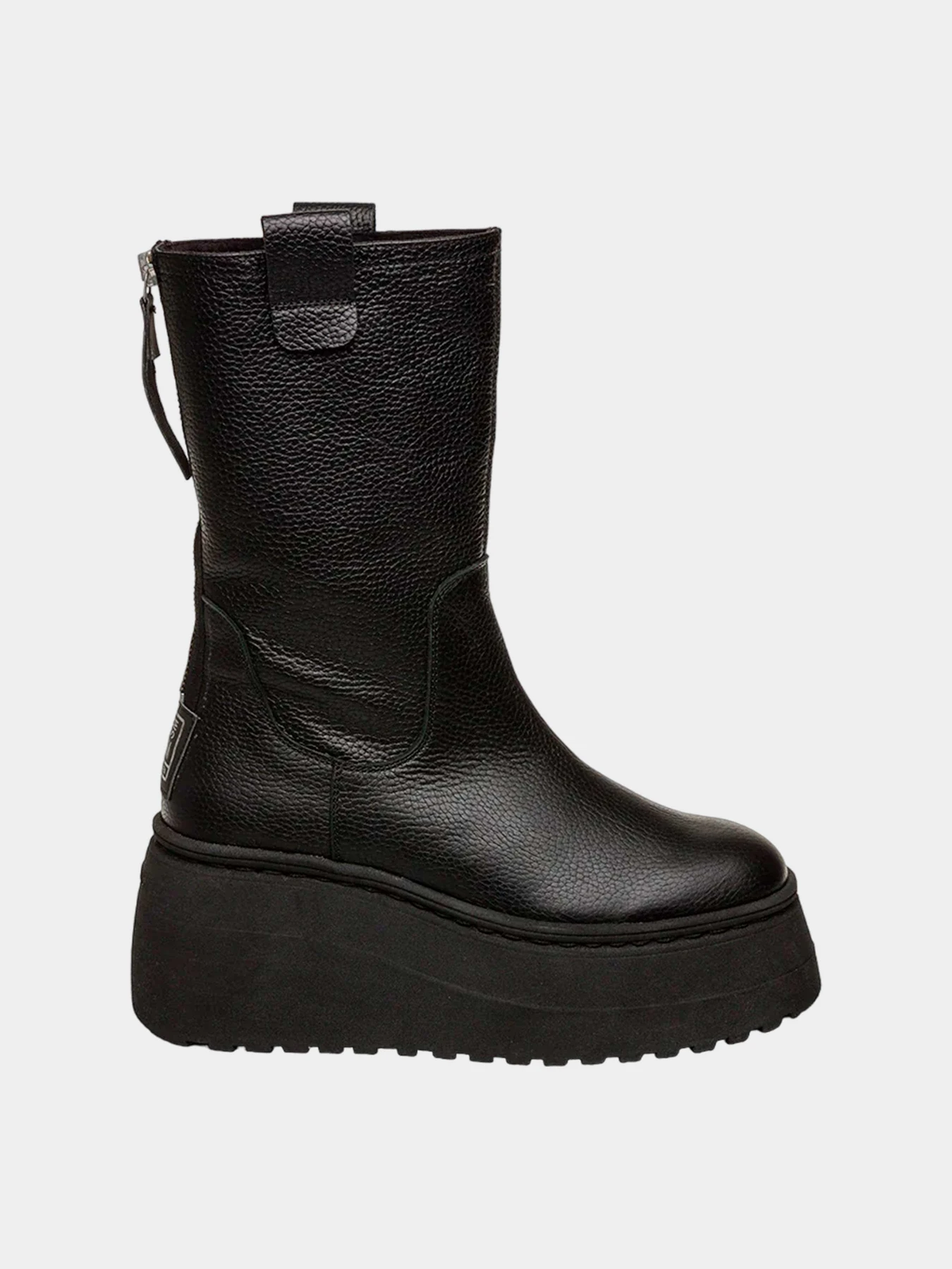 Ботинки и сапоги Steve Madden модель SM11002058 BLACK LEATHER Ботинки и сапоги Steve Madden модель SM11002058 BLACK LEATHER Фото