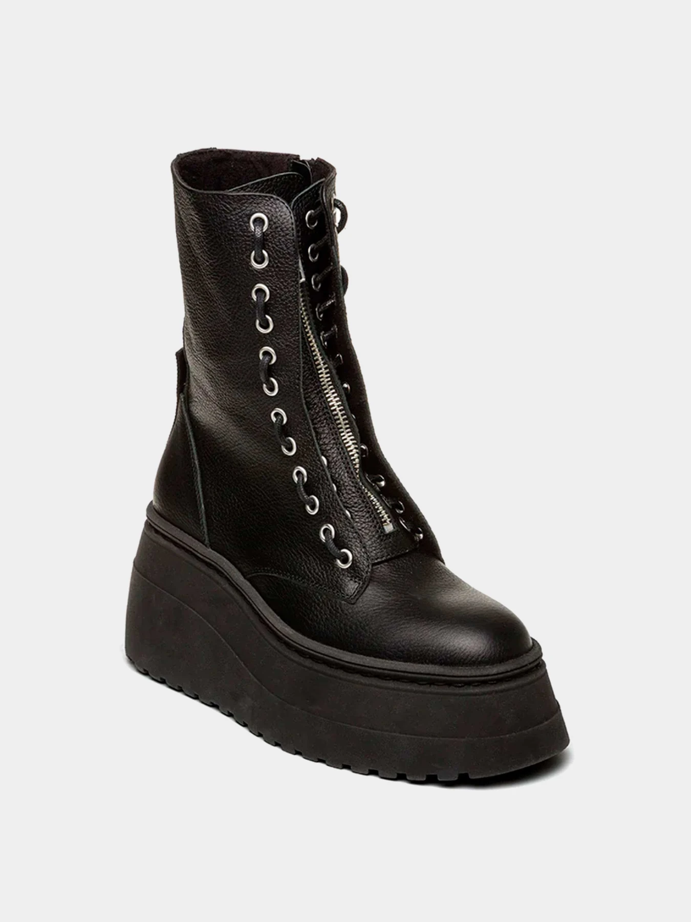 Ботинки и сапоги Steve Madden модель SM11002759 BLACK LEATHER Ботинки и сапоги Steve Madden модель SM11002759 BLACK LEATHER Фото