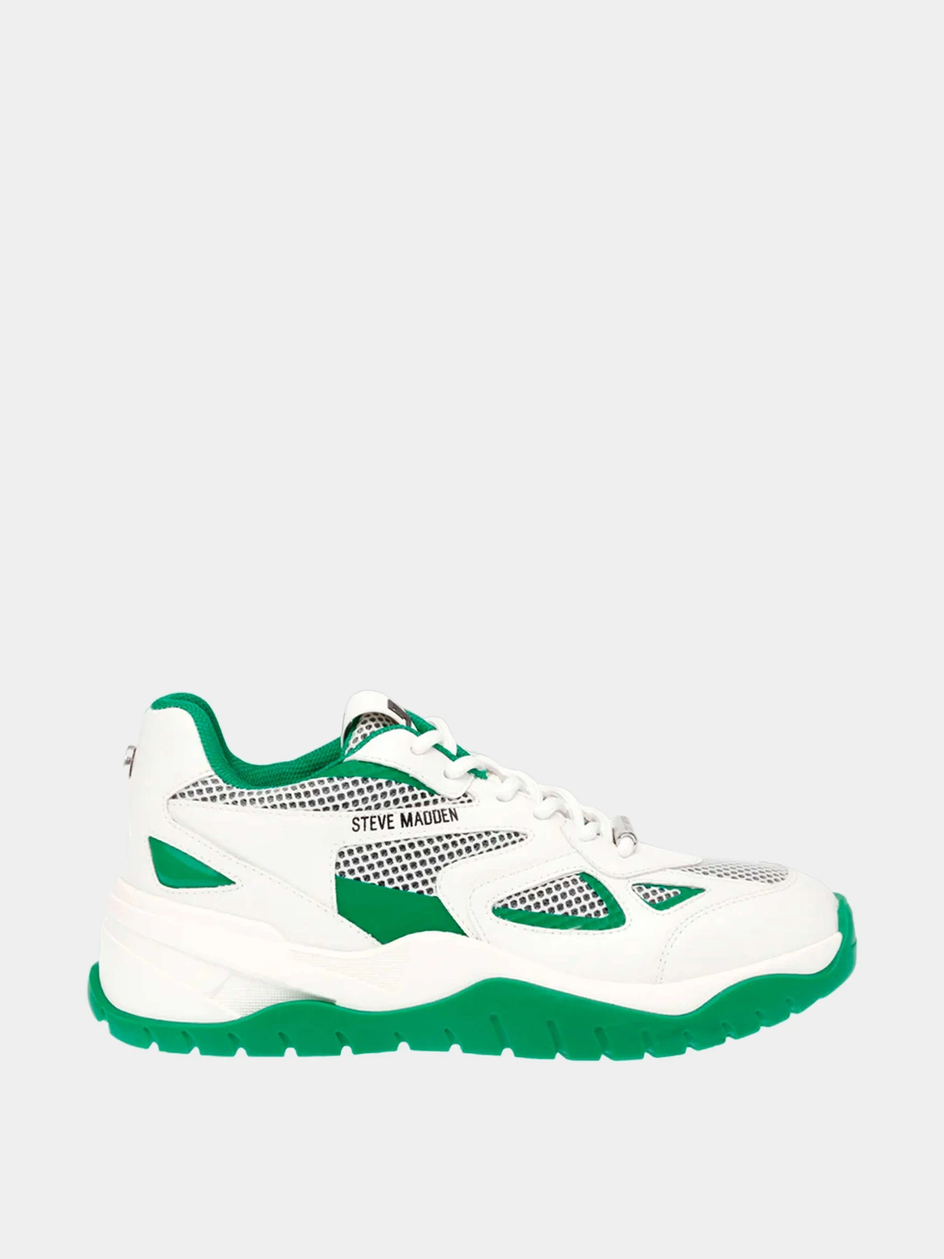 Кроссовки Steve Madden модель SM11002745 WHITE/GREEN Кроссовки Steve Madden модель SM11002745 WHITE/GREEN Фото