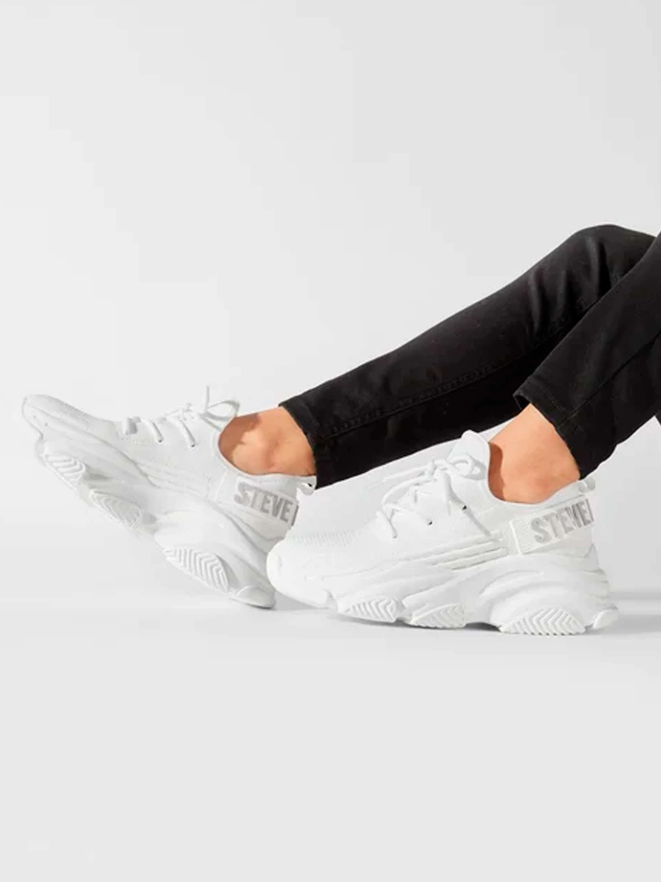 Кроссовки Steve Madden модель SM19000032 WHITE Кроссовки Steve Madden модель SM19000032 WHITE Фото