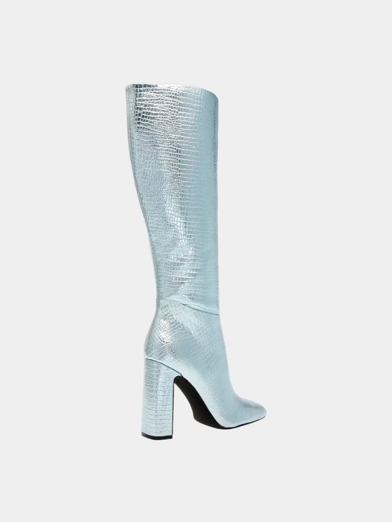 Ботинки и сапоги Steve Madden модель SM11002627 SILVER CROCO Ботинки и сапоги Steve Madden модель SM11002627 SILVER CROCO Фото