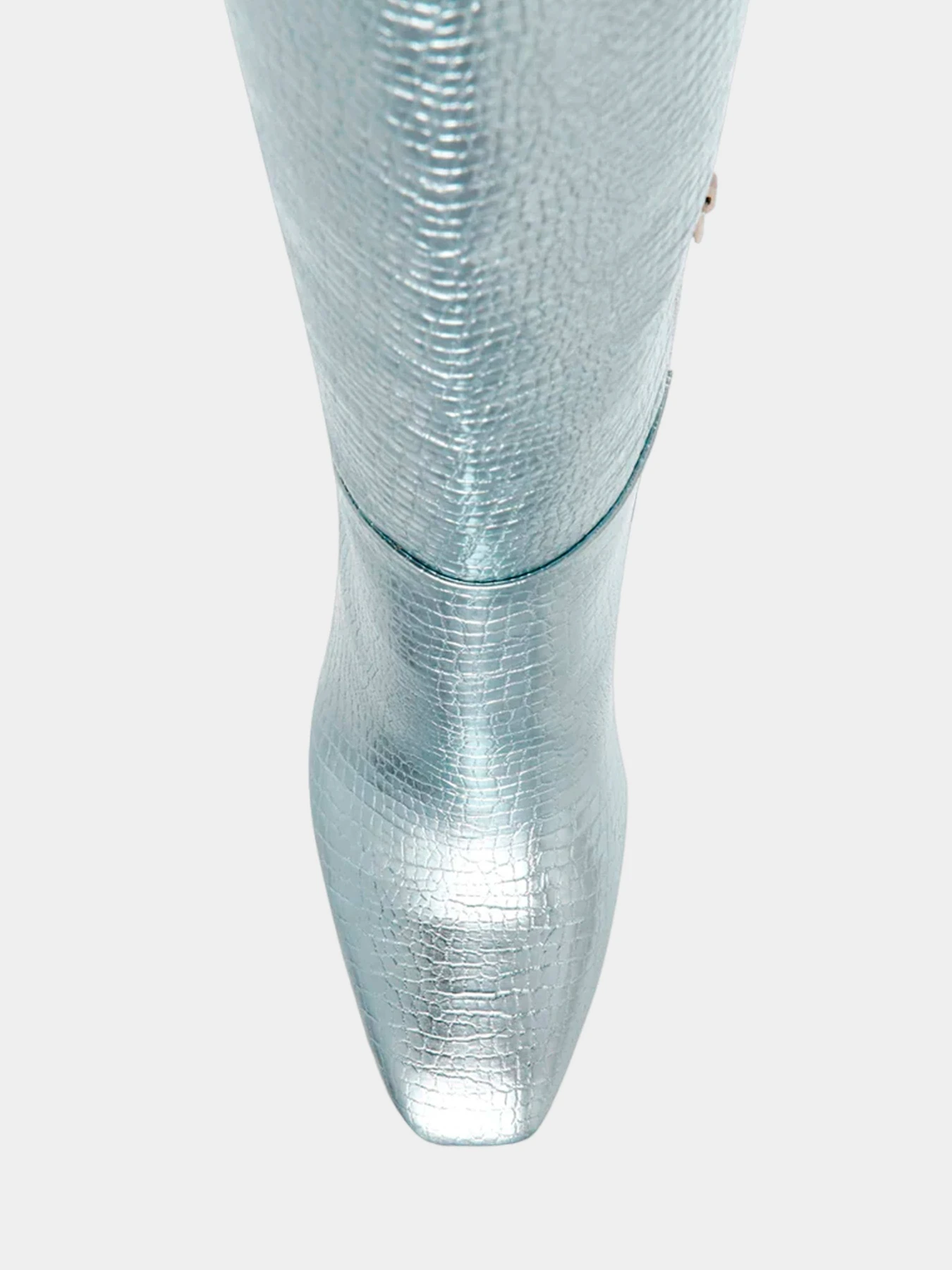 Ботинки и сапоги Steve Madden модель SM11002627 SILVER CROCO Ботинки и сапоги Steve Madden модель SM11002627 SILVER CROCO Фото