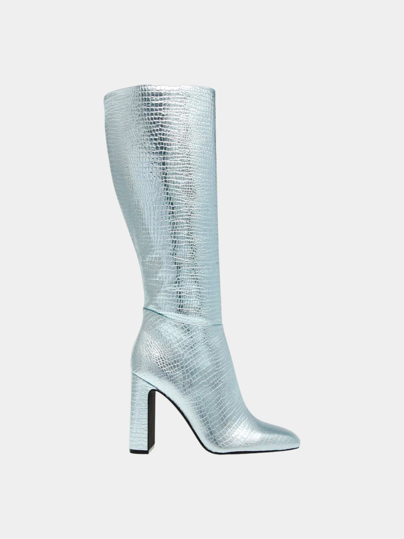Ботинки и сапоги Steve Madden модель SM11002627 SILVER CROCO Ботинки и сапоги Steve Madden модель SM11002627 SILVER CROCO Фото