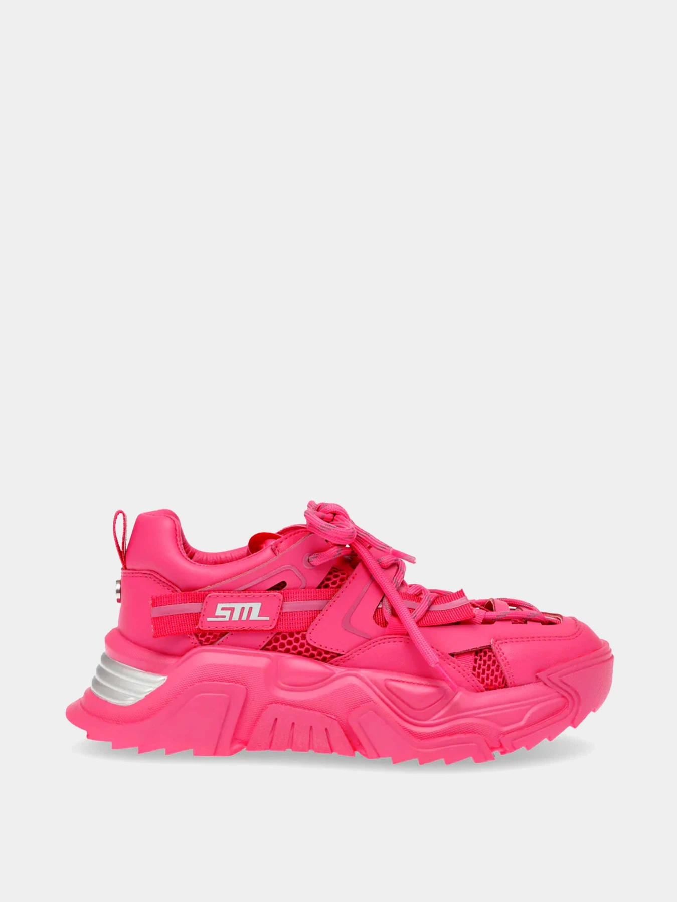 Кроссовки Steve Madden модель SM11002519 PINK/SILVER Кроссовки Steve Madden модель SM11002519 PINK/SILVER Фото
