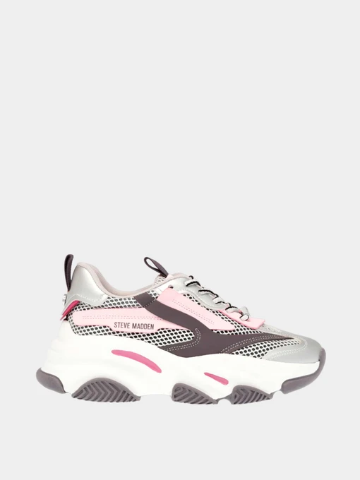 Кроссовки Steve Madden модель SM19000033 PINK/SILVER Фото