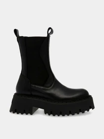 Ботинки и сапоги Steve Madden модель SM11002704 BLK ACTION LEATHER Фото