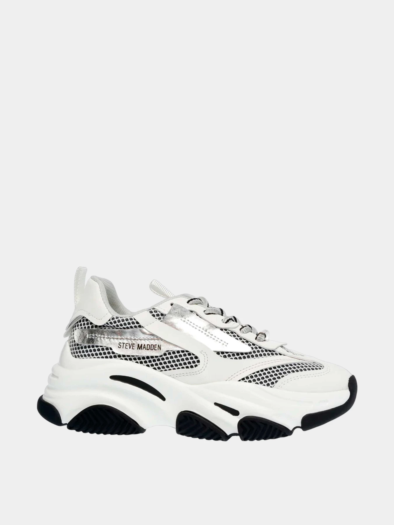 Кроссовки Steve Madden модель SM19000033 SILVER/WHITE Кроссовки Steve Madden модель SM19000033 SILVER/WHITE Фото
