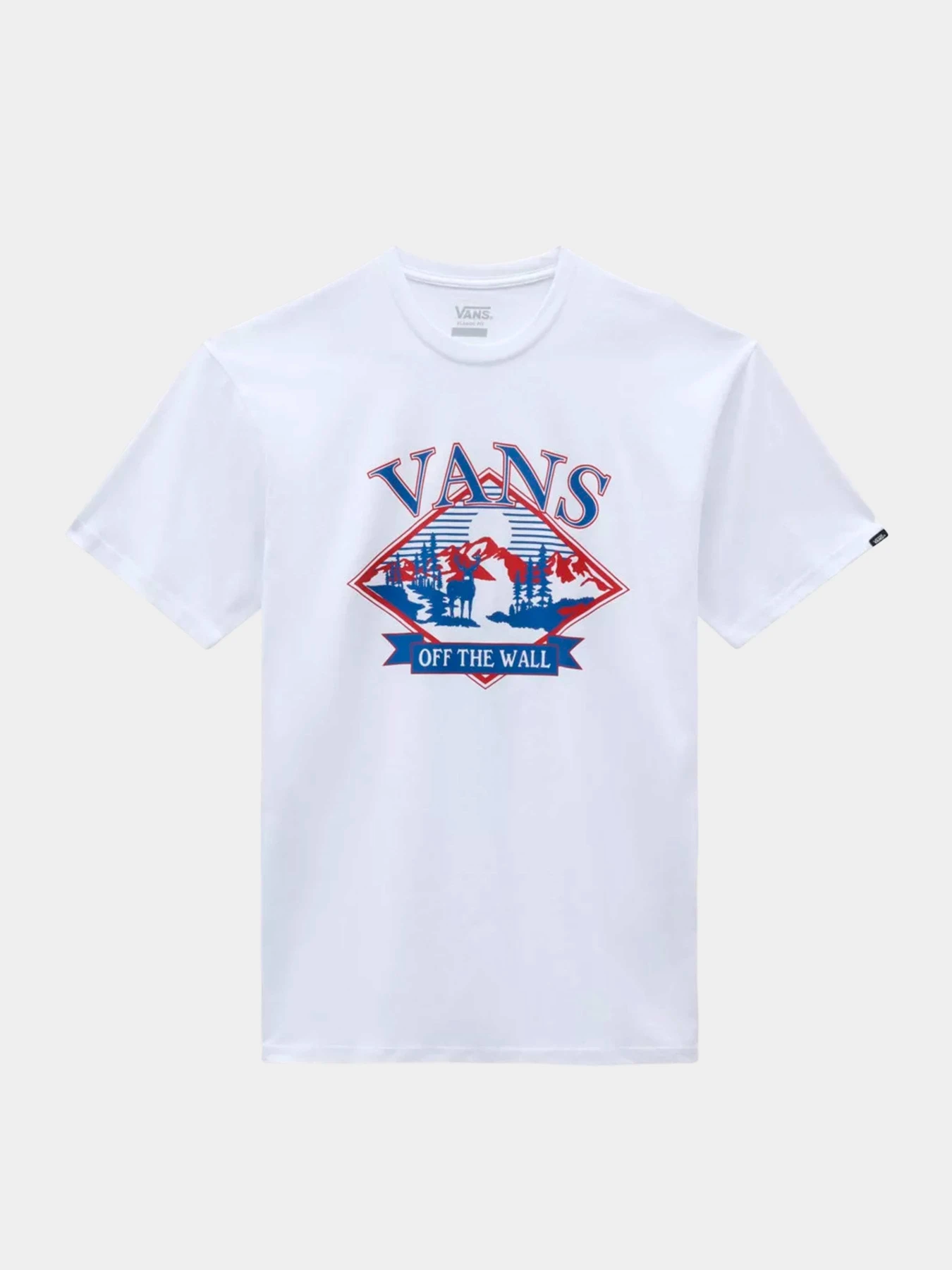 Футболки и поло Vans модель VN0008RSWHT1 Футболки и поло Vans модель VN0008RSWHT1 Фото