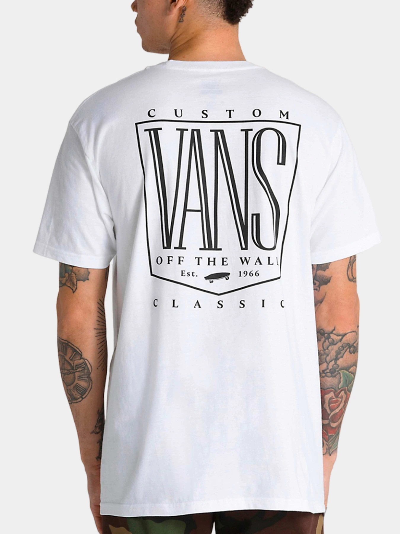Футболки и поло Vans модель VN0008S9WHT1 Футболки и поло Vans модель VN0008S9WHT1 Фото
