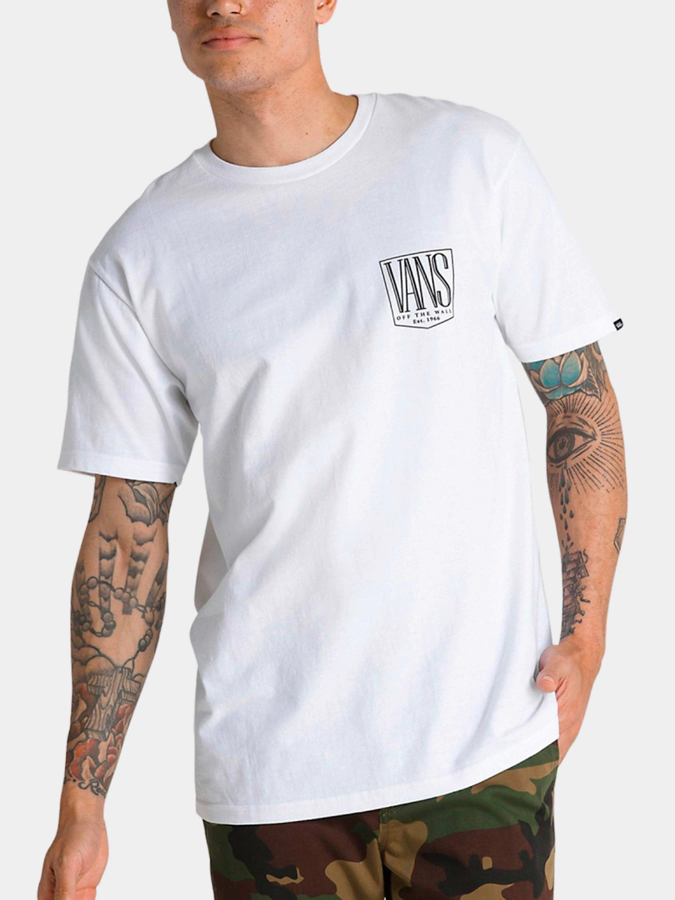 Футболки и поло Vans модель VN0008S9WHT1 Футболки и поло Vans модель VN0008S9WHT1 Фото
