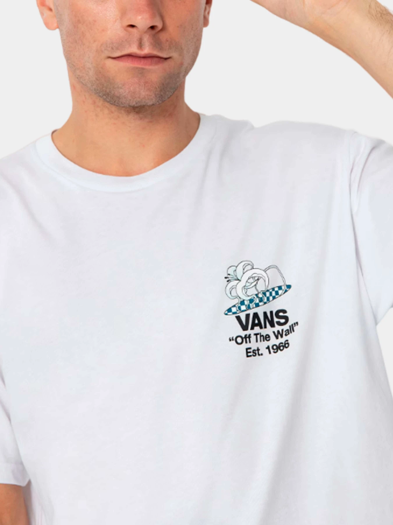 Футболки и поло Vans модель VN0008SEWHT1 Футболки и поло Vans модель VN0008SEWHT1 Фото