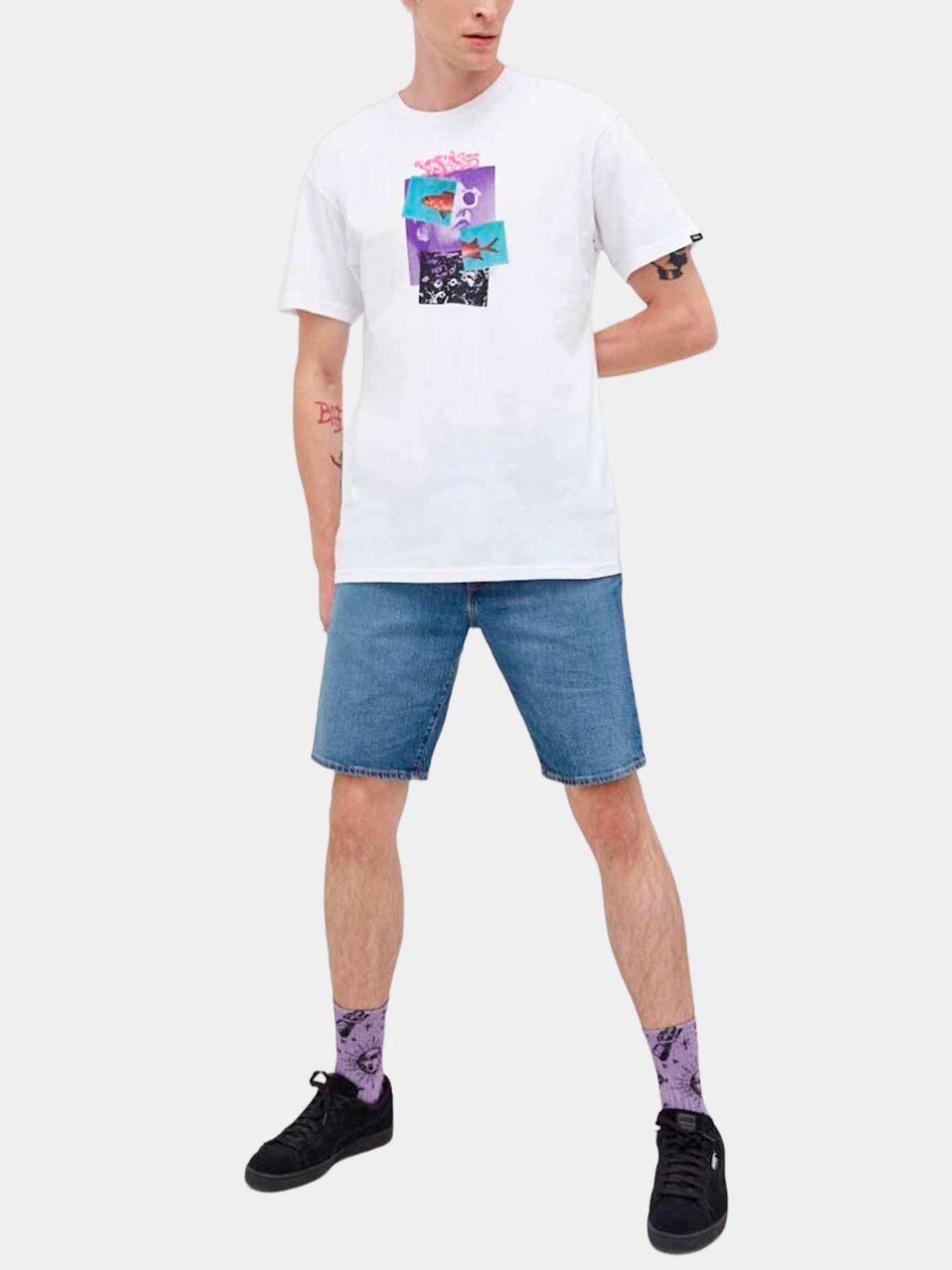 Футболки и поло Vans модель VN0008TBWHT1 Футболки и поло Vans модель VN0008TBWHT1 Фото