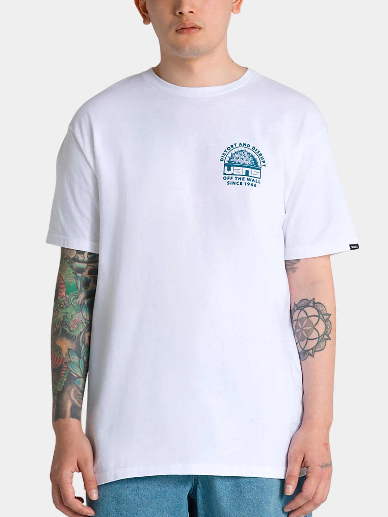 Футболки и поло Vans модель VN0008UBWHT1 Футболки и поло Vans модель VN0008UBWHT1 Фото