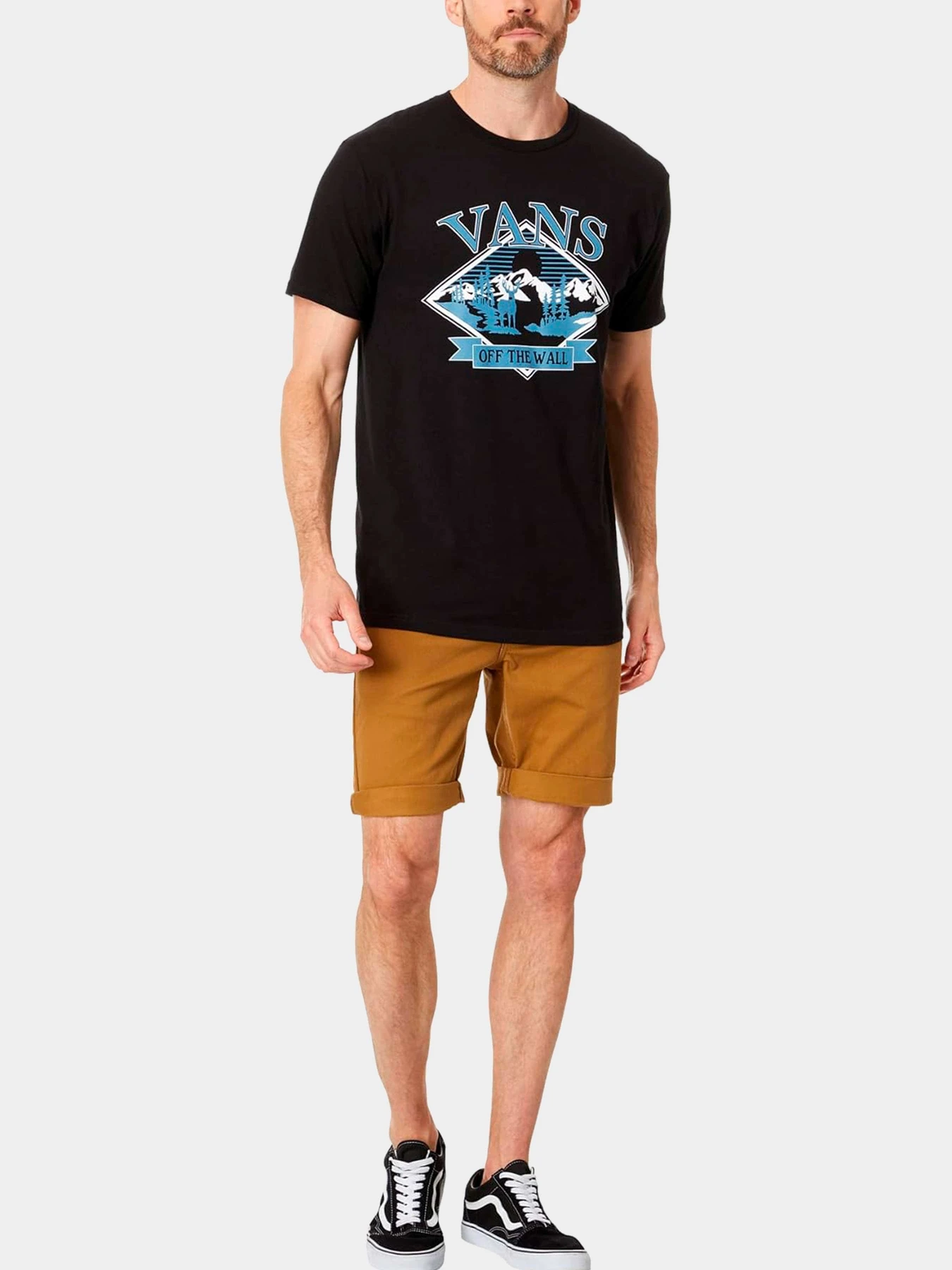 Футболки и поло Vans модель VN0008RSBLK1 Футболки и поло Vans модель VN0008RSBLK1 Фото