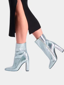 Ботинки и сапоги Steve Madden модель SM11002641 SILVER CROCO Фото
