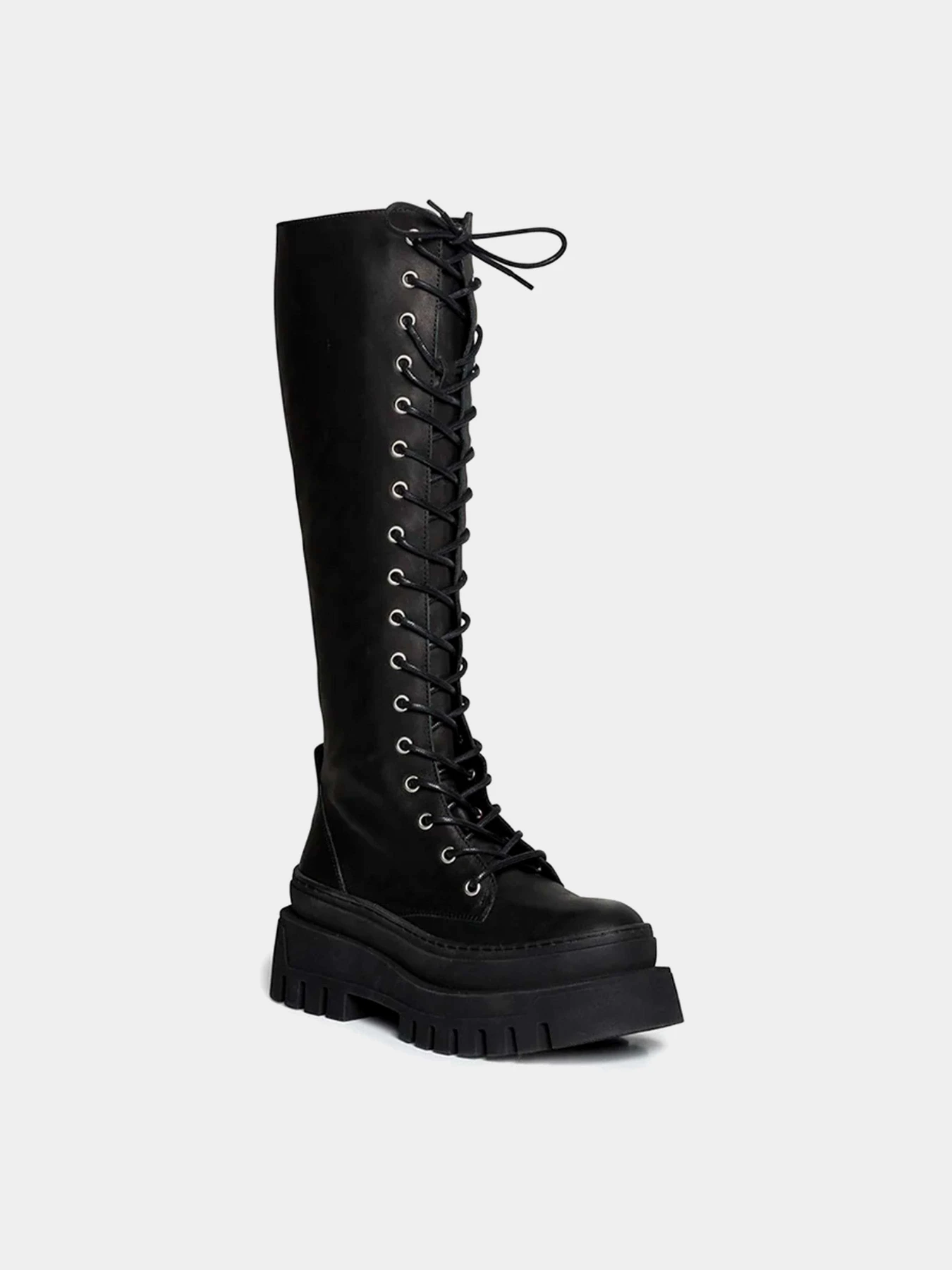 Ботинки и сапоги Steve Madden модель SM11002682 BLACK LEATHER Ботинки и сапоги Steve Madden модель SM11002682 BLACK LEATHER Фото