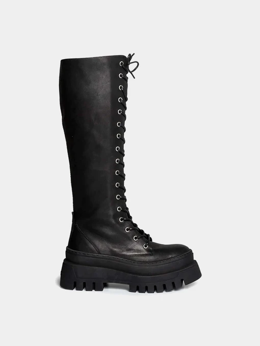 Ботинки и сапоги Steve Madden модель SM11002682 BLACK LEATHER Фото