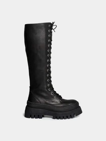 Ботинки и сапоги Steve Madden модель SM11002682 BLACK LEATHER Фото