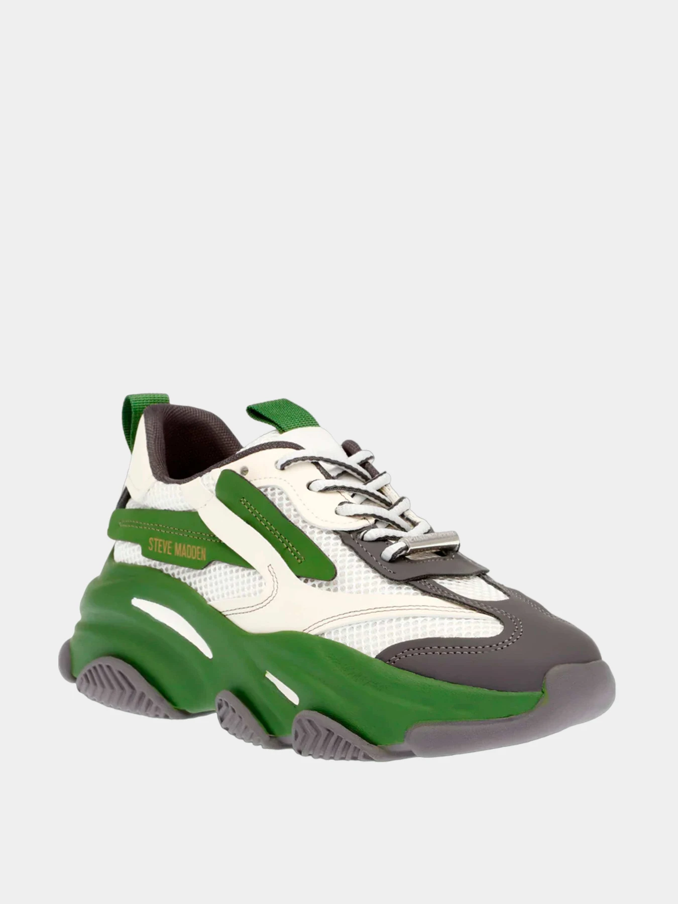 Кроссовки Steve Madden модель SM19000033 WHITE/GREEN Кроссовки Steve Madden модель SM19000033 WHITE/GREEN Фото