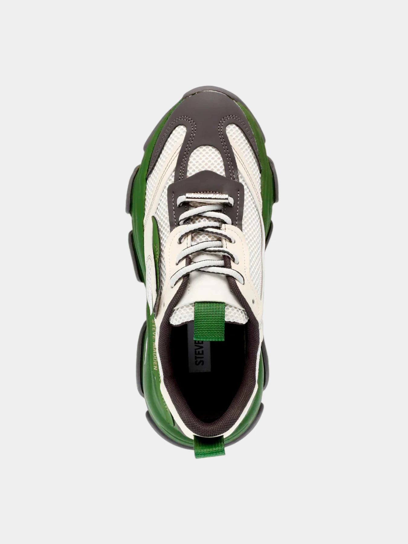 Кроссовки Steve Madden модель SM19000033 WHITE/GREEN Кроссовки Steve Madden модель SM19000033 WHITE/GREEN Фото