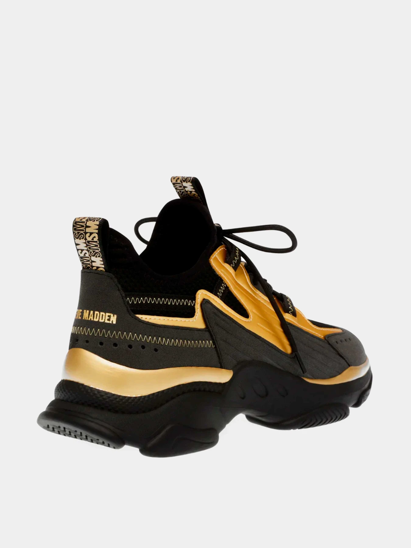 Кроссовки Steve Madden модель SM19000038 BLK/GOLD Кроссовки Steve Madden модель SM19000038 BLK/GOLD Фото