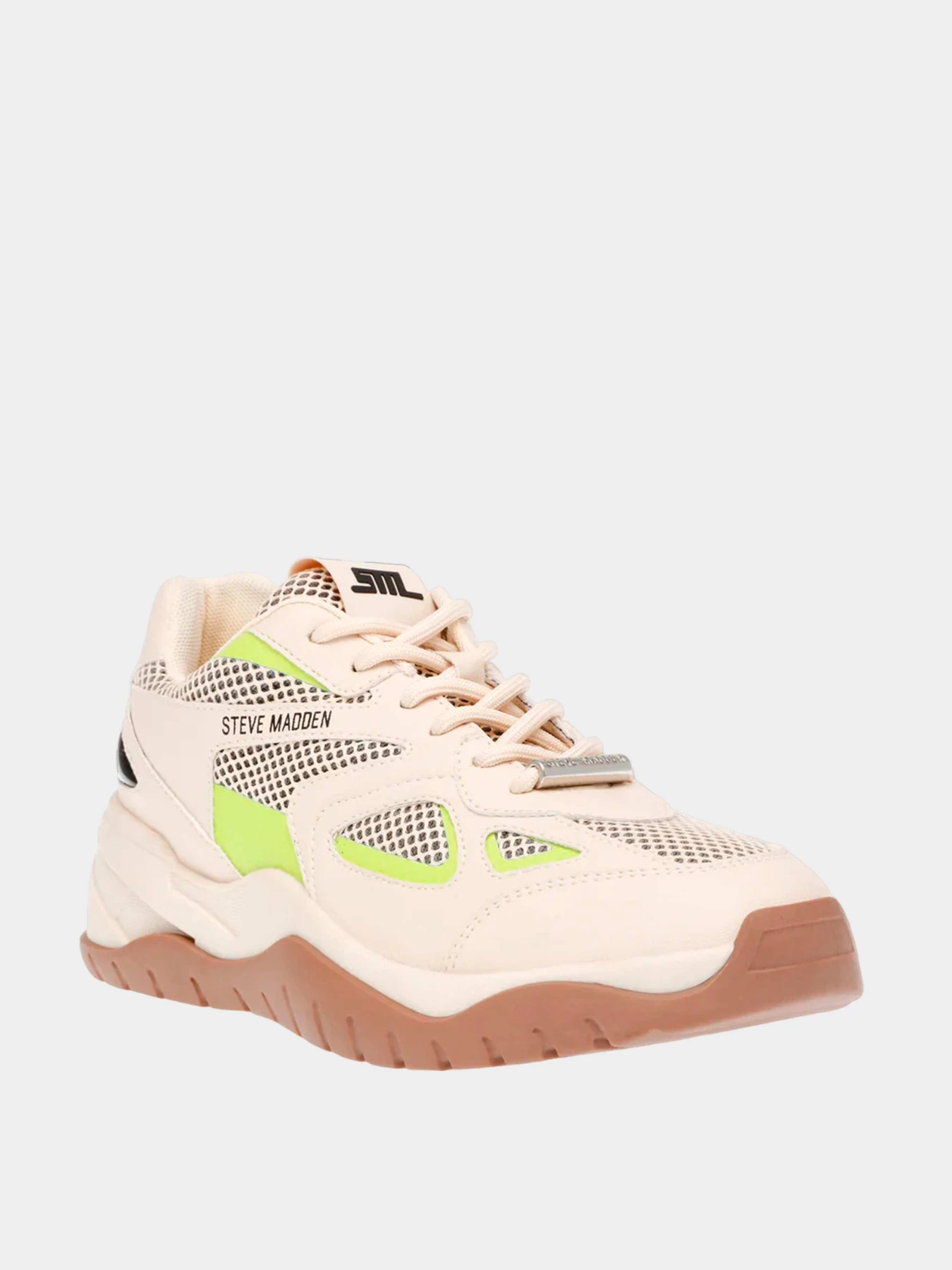 Кроссовки Steve Madden модель SM11002745 BONE/LIME Кроссовки Steve Madden модель SM11002745 BONE/LIME Фото