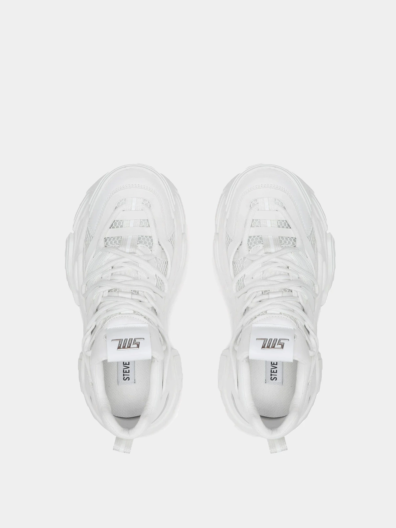 Кроссовки Steve Madden модель SM11002519 WHITE/WHITE Кроссовки Steve Madden модель SM11002519 WHITE/WHITE Фото