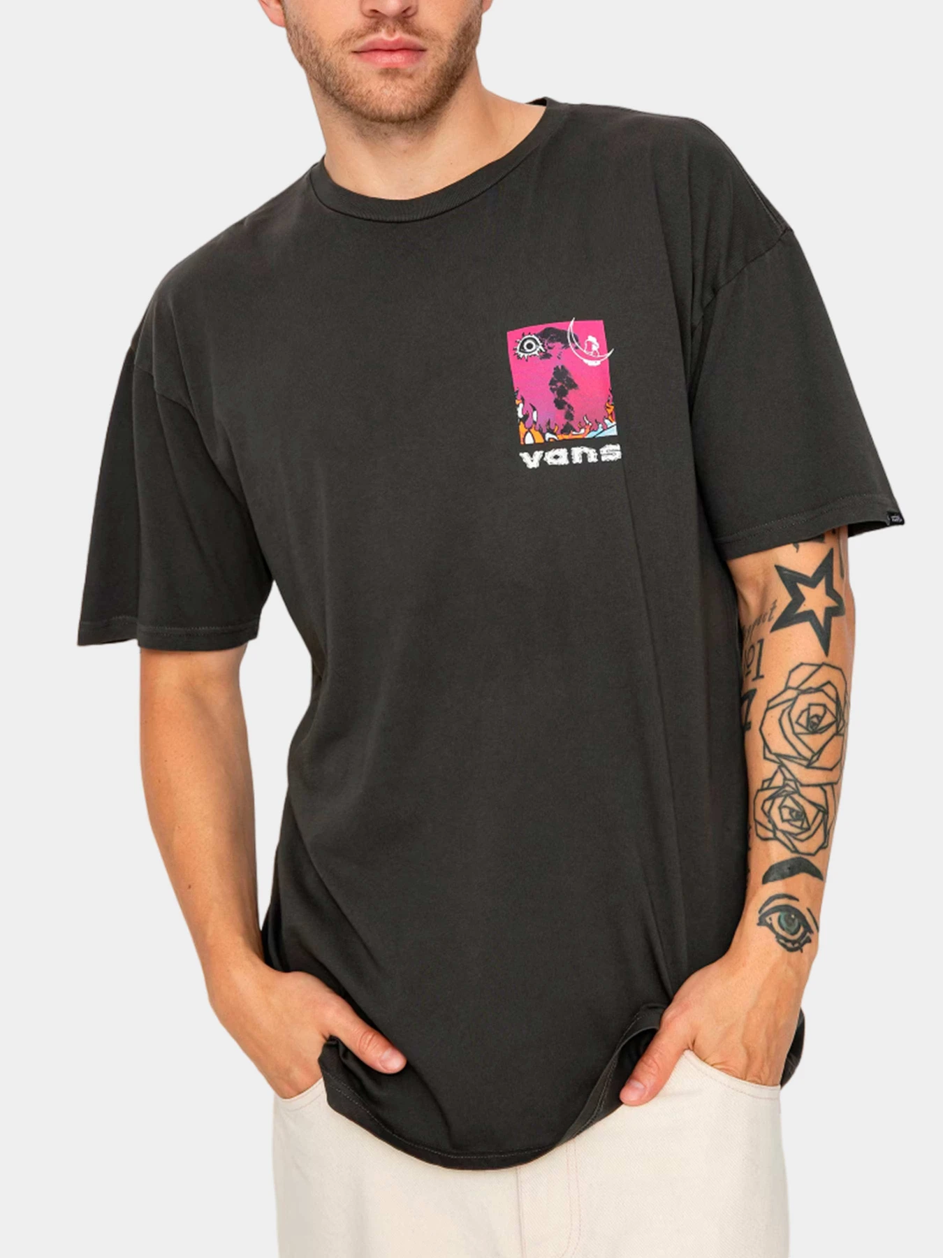 Футболки и поло Vans модель VN0008TEBLK1 Футболки и поло Vans модель VN0008TEBLK1 Фото
