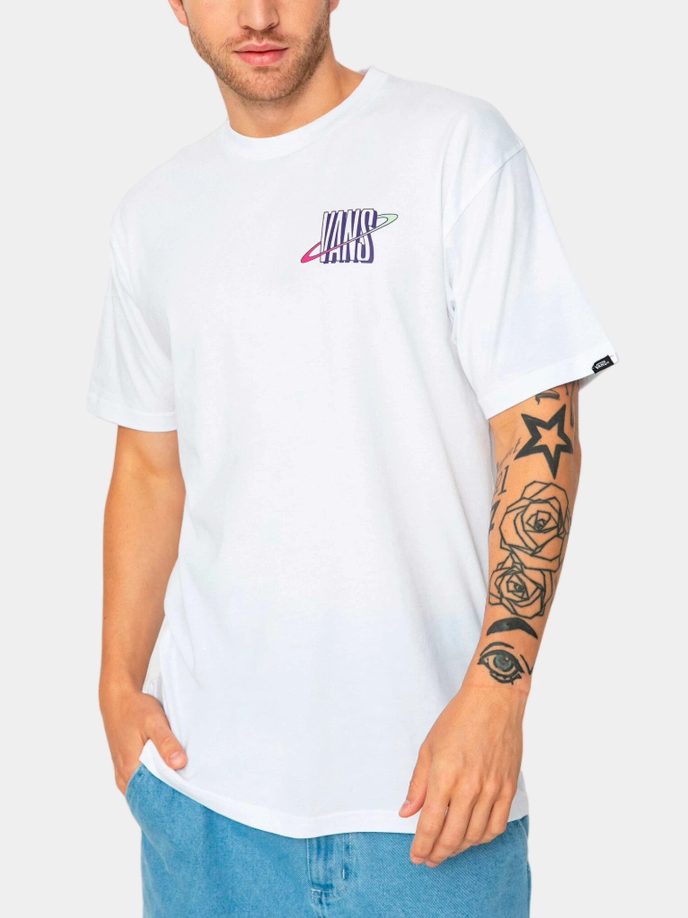 Футболки и поло Vans модель VN0008UAWHT1 Футболки и поло Vans модель VN0008UAWHT1 Фото