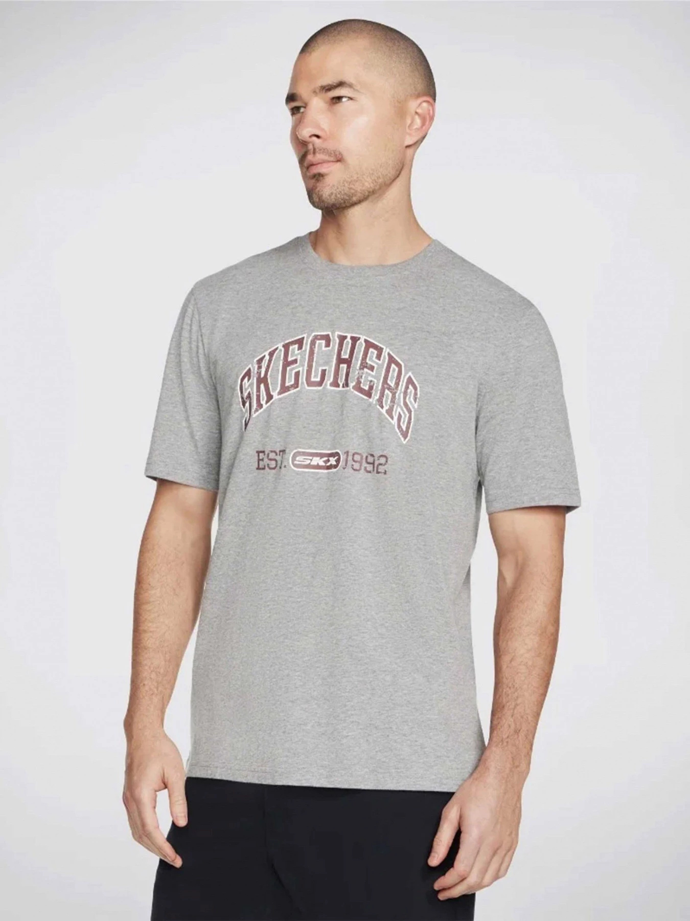 Футболки и поло Skechers модель TS19 LTGY Футболки и поло Skechers модель TS19 LTGY Фото