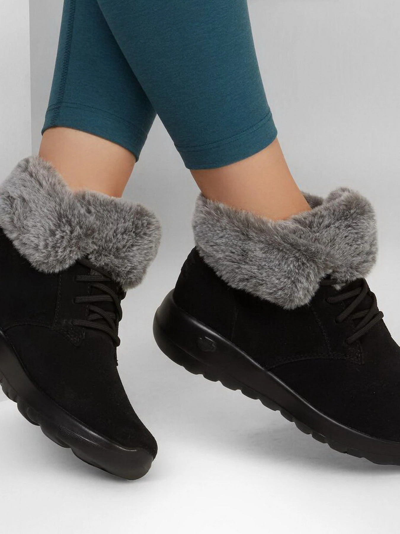 Ботинки и сапоги Skechers модель 144042 BKGY Ботинки и сапоги Skechers модель 144042 BKGY Фото