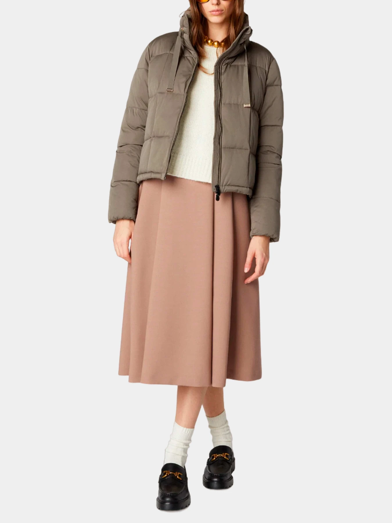 Куртки и дубленки Save the duck модель D31323W-EDEL17-40019-RAINY BEIGE Куртки и дубленки Save the duck модель D31323W-EDEL17-40019-RAINY BEIGE Фото