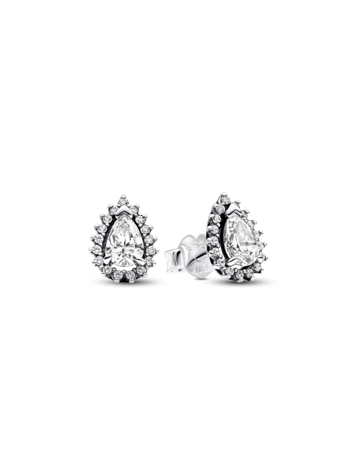 Серьги-гвоздики PANDORA Moments модель 292834C01 Фото