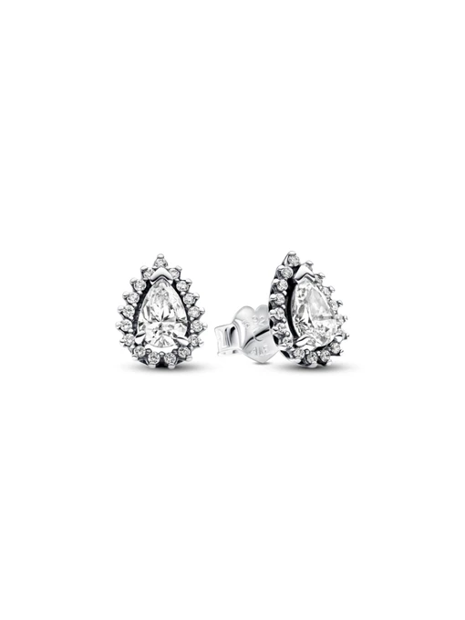Серьги-гвоздики PANDORA Moments модель 292834C01 Фото