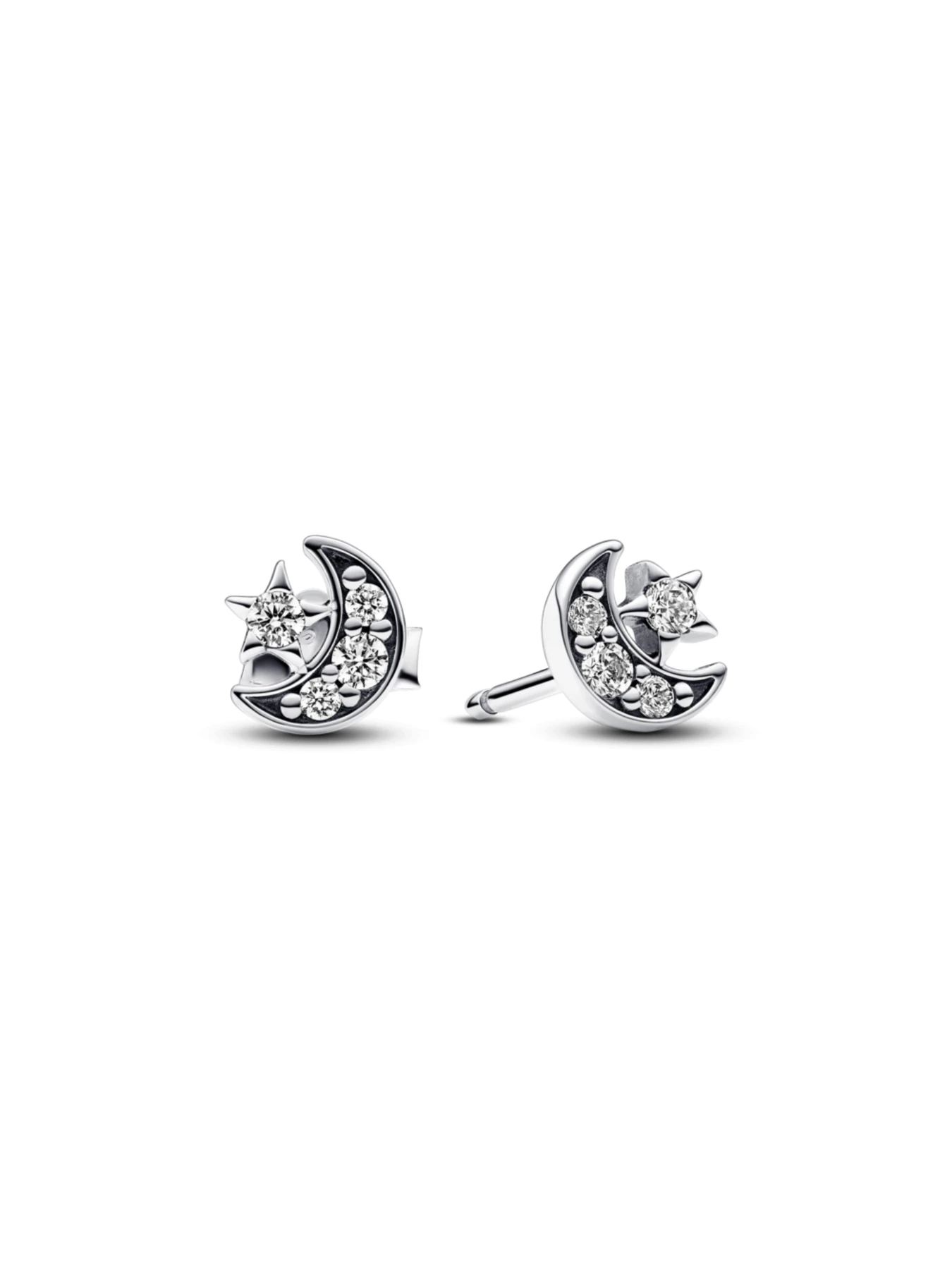 Серьги-гвоздики PANDORA Moments модель 292990C01 Фото