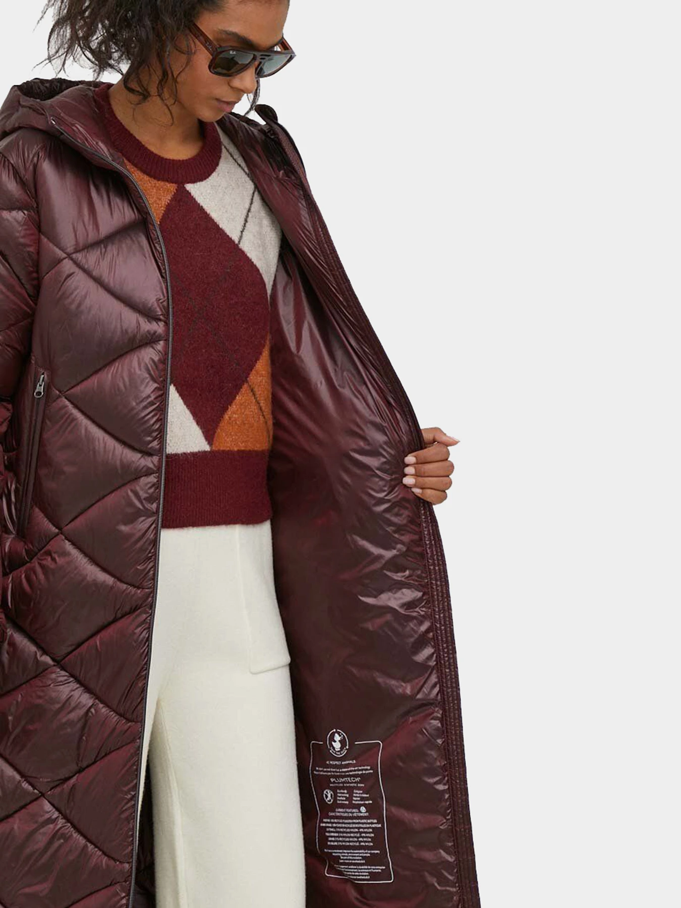 Куртки и дубленки Save the duck модель D41400W-GLAM17-70010-Burgundy Black Фото